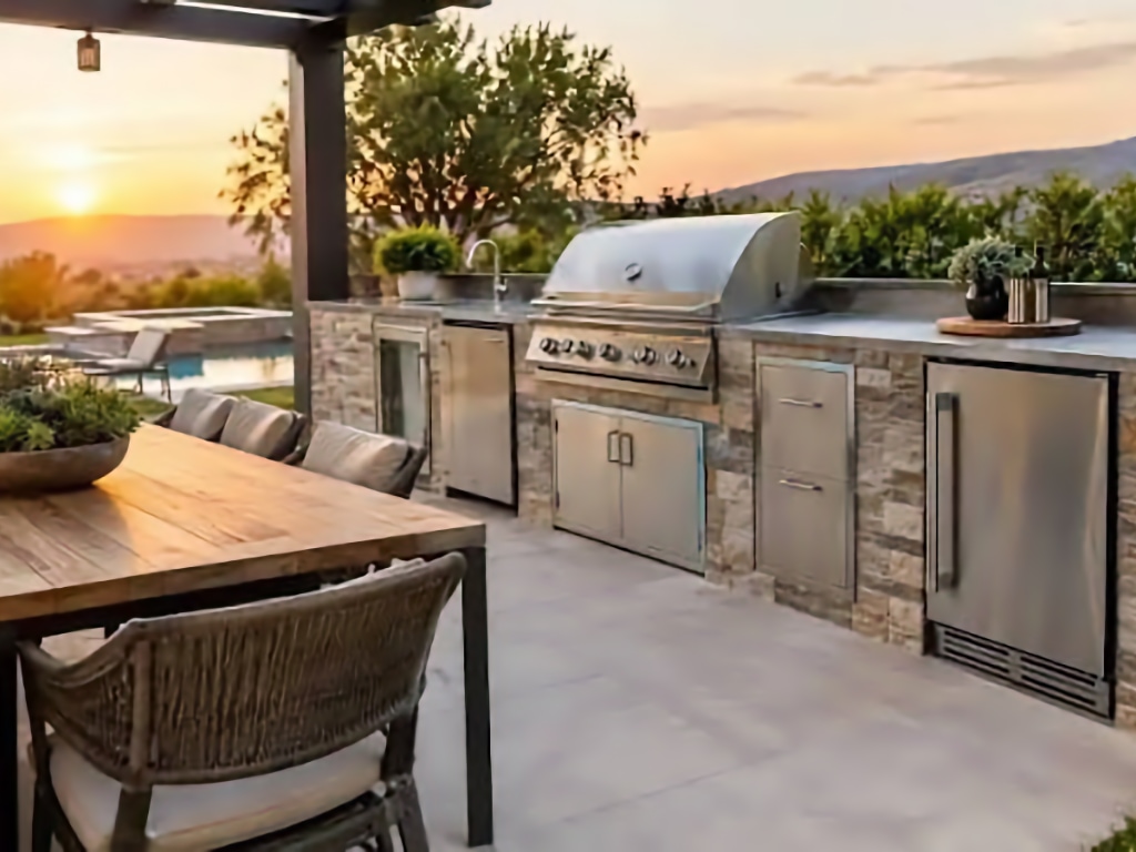 Outdoor kitchen fully equipped captiva